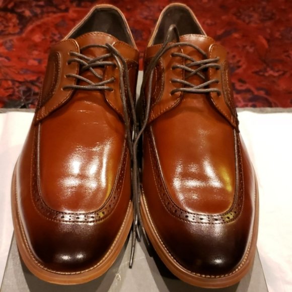 BNIB Stacy Adam\'s Dwight Cognac Dress Shoe Size 11 1/2 M main image 6